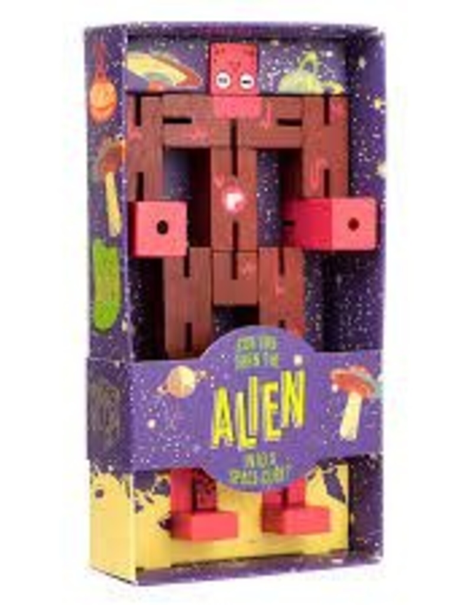 Professor Puzzle WOOD PLANET PUZZLES ASST. Alien