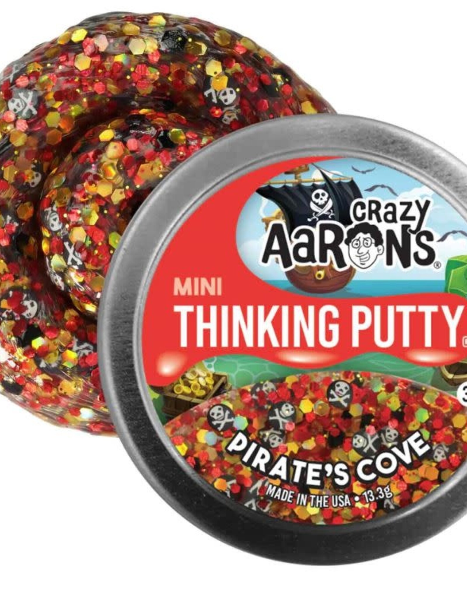 Crazy Aaron's Thinking Putty 2" MINI THINKING PUTTY - PIRATE'S COVE