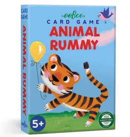 eeBoo PLAYING CARD ASSORTMENT Animal Rummy