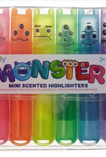 OOLY Mini Monster Scented Highlighters - Set of 6