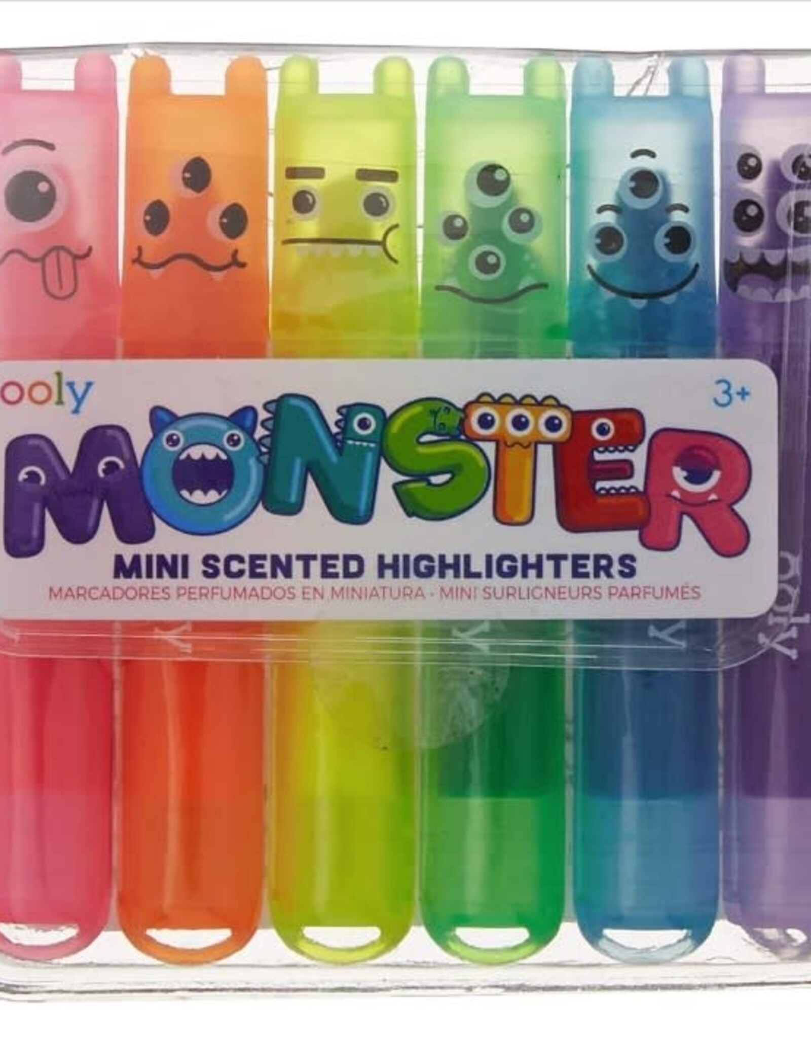 OOLY Mini Monster Scented Highlighters - Set of 6