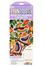 OOLY Paintology Paint By Number Canvas Kit - Blue Birds