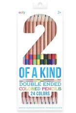 OOLY 2 Of A Kind Double-Ended Colored Pencils