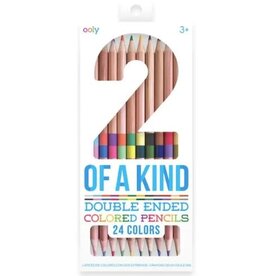 OOLY 2 Of A Kind Double-Ended Colored Pencils