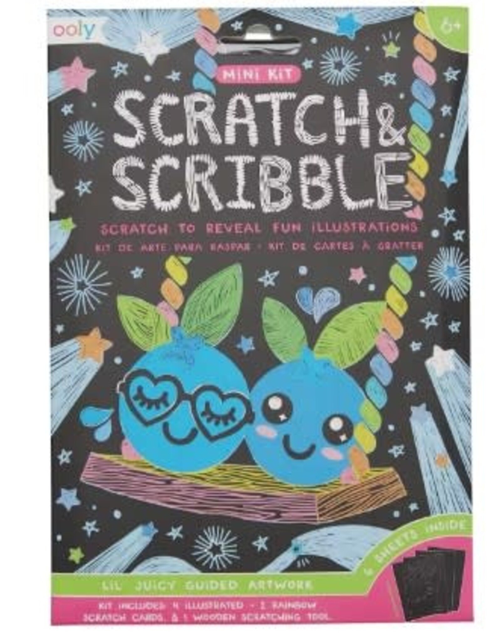 OOLY Mini Scratch & Scribble Art Kit