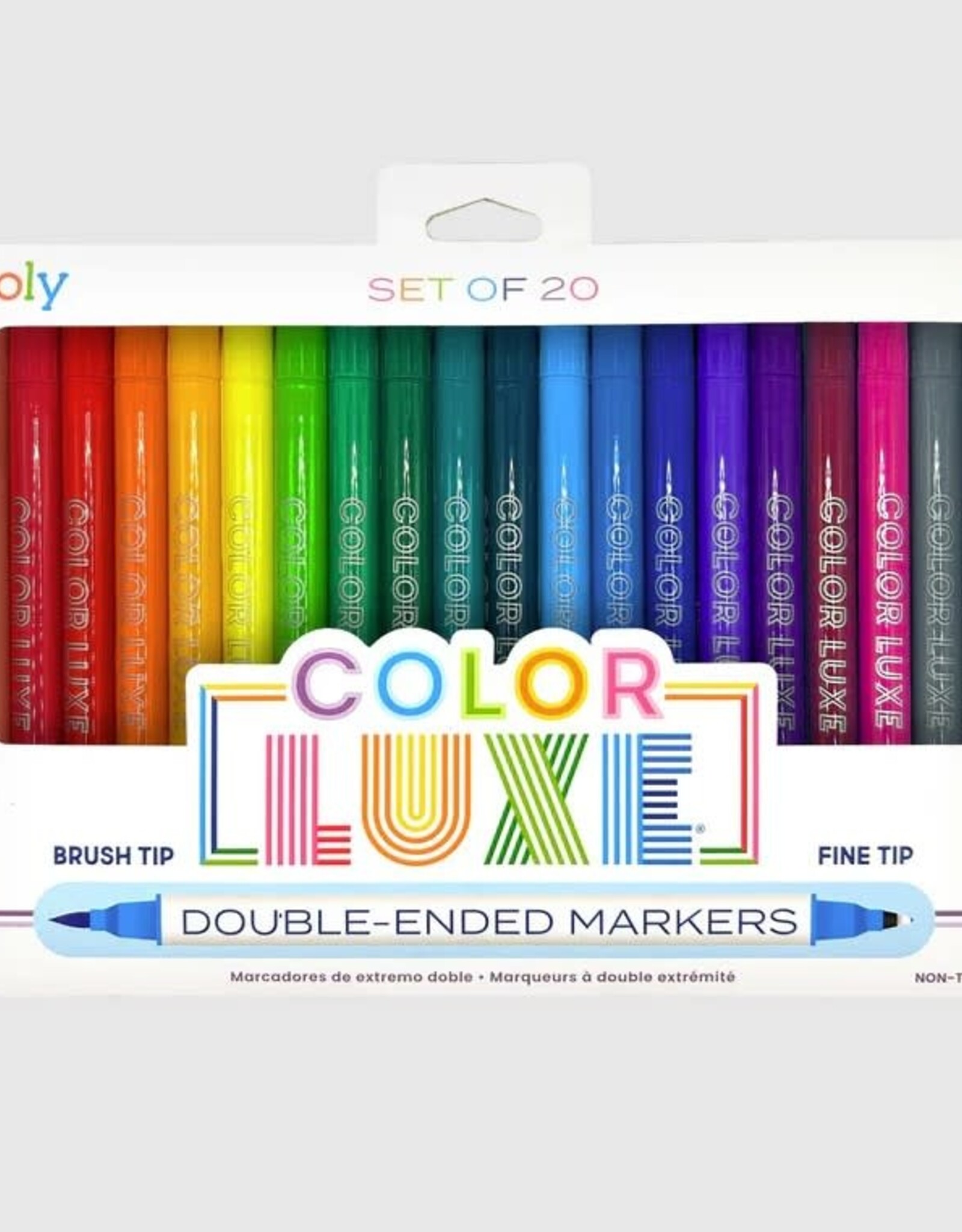 OOLY Color Luxe Double-Ended Markers (Set of 20)