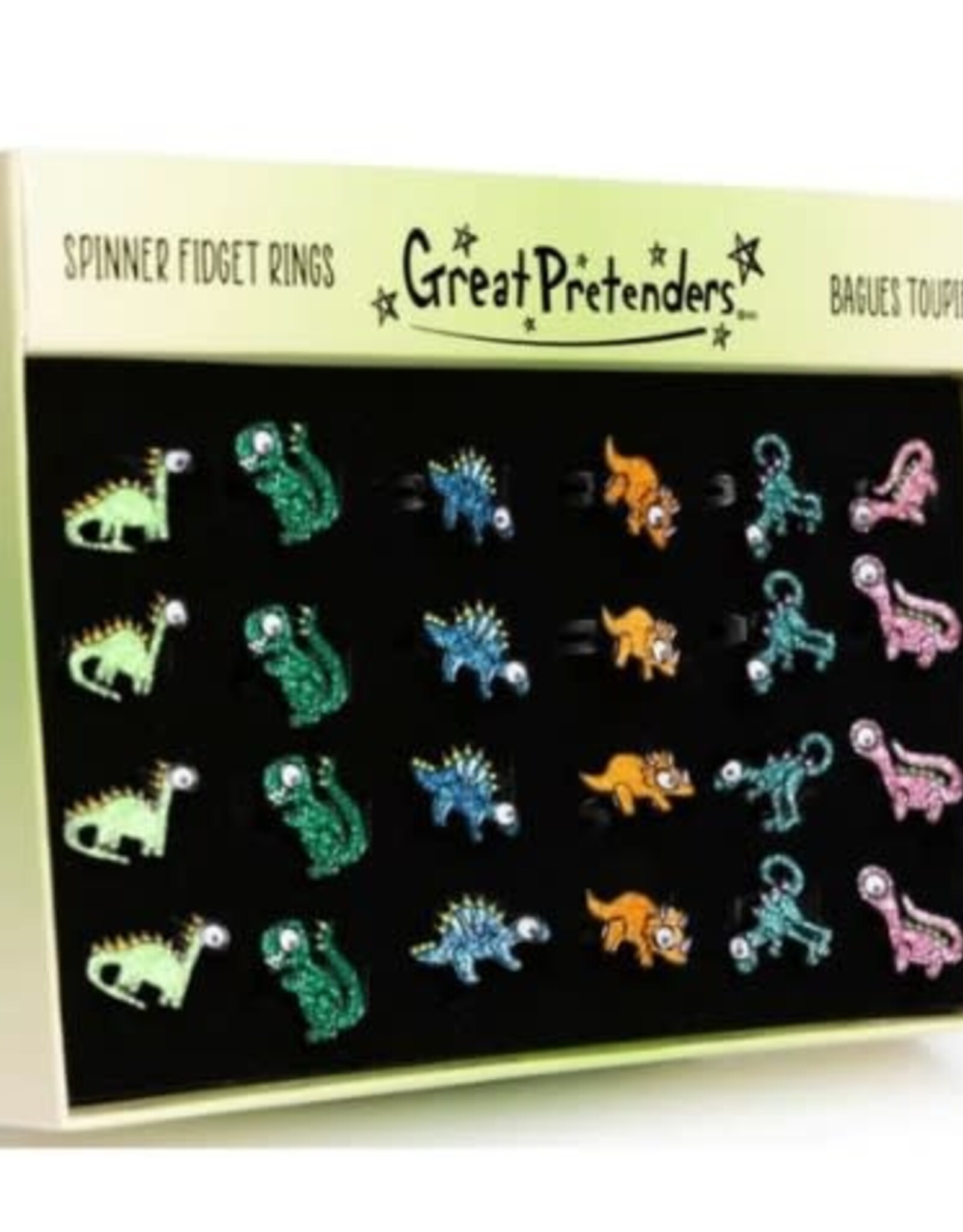 Great Pretenders Dinosaur Spinner Fidget Rings Assorted