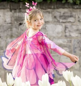 Great Pretenders Butterﬂy Twirl Dress with Wings & Headband, Pink, Size 3-4