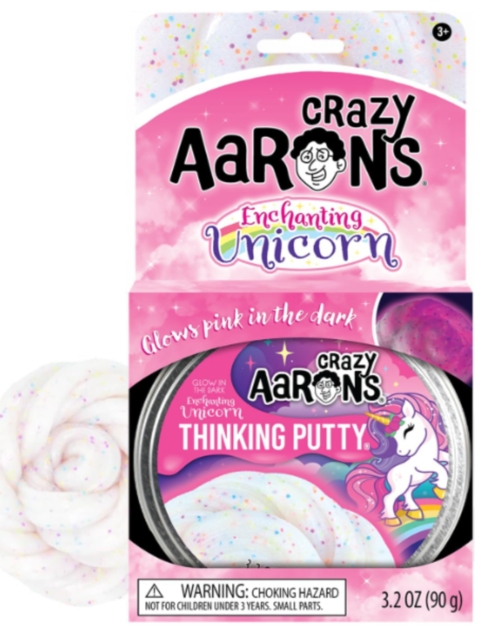 Crazy Aarons's Thinking Putty 4" THINKING PUTTY - ENHANTING UNICORN