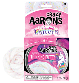 Crazy Aaron's Thinking Putty 4" THINKING PUTTY - ENCHANTING UNICORN