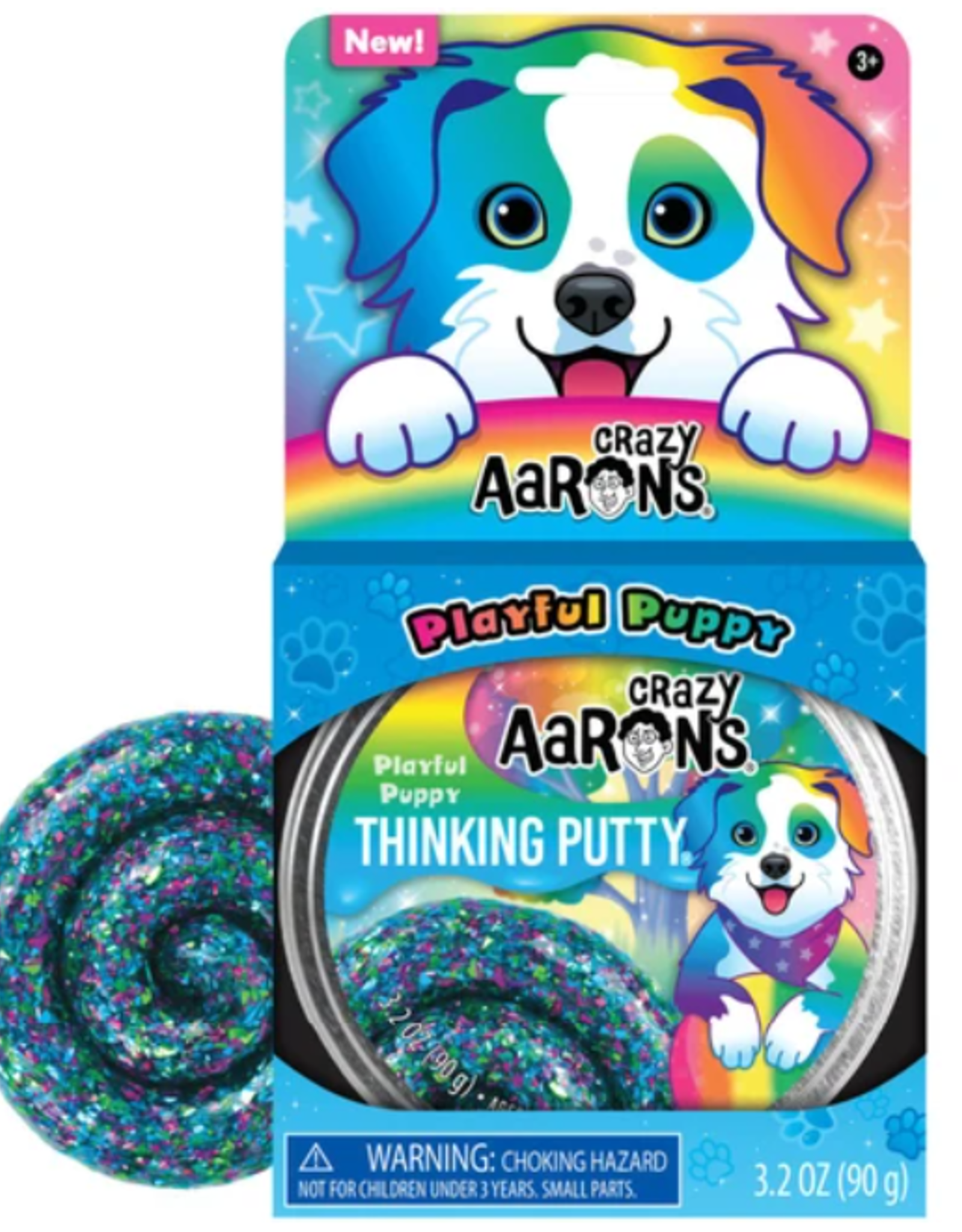 Crazy Aarons's Thinking Putty 4" THINKING PUTTY - PLAYFUL PUPPY
