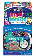 Crazy Aarons's Thinking Putty 4" THINKING PUTTY - PARTY ANIMAL