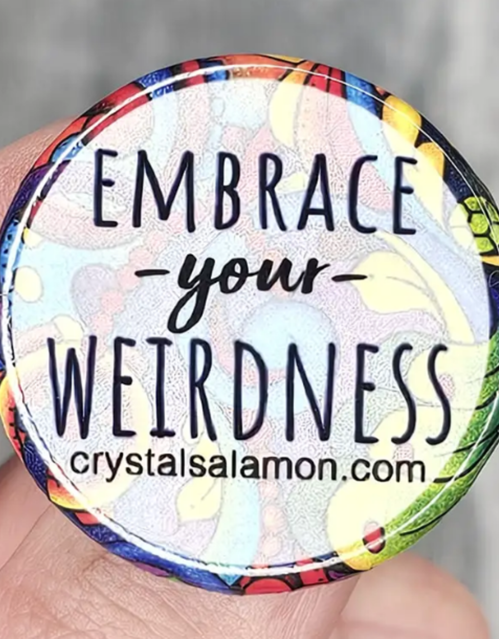 Crystal Salamon Pin - Weirdness