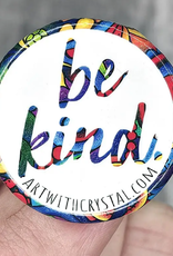 Crystal Salamon Pin - Be Kind