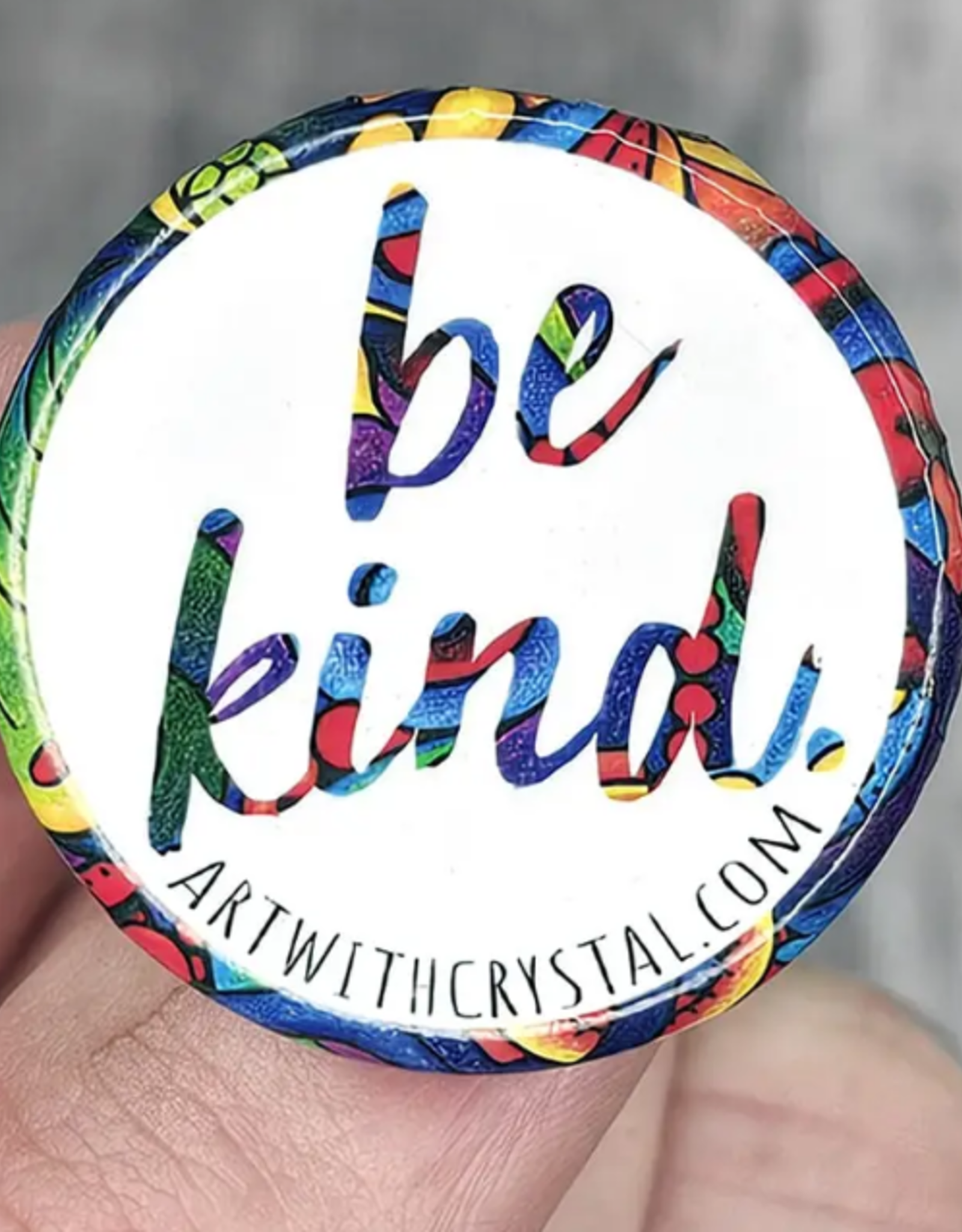 Crystal Salamon Pin - Be Kind