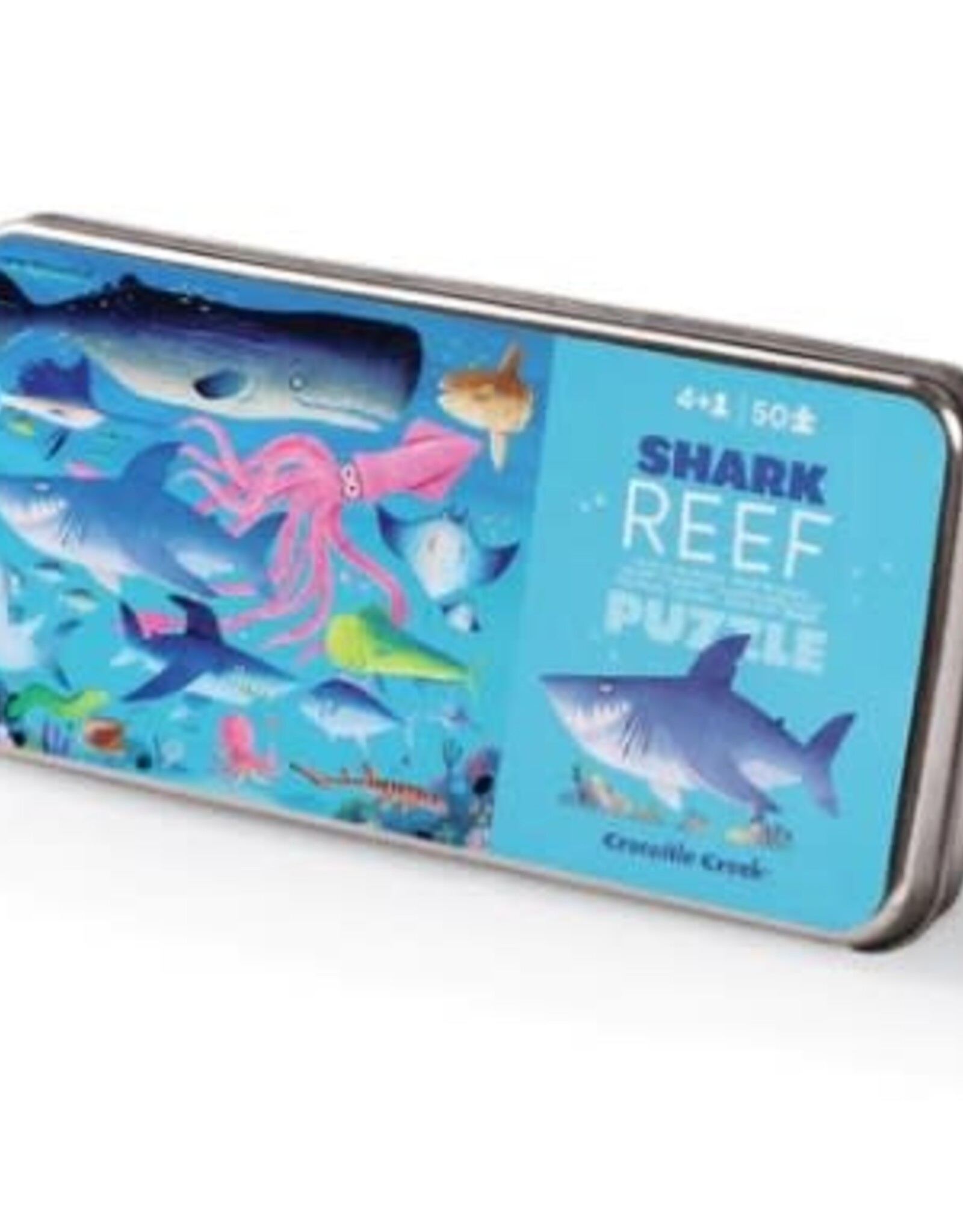 Crocodile Creek 50-PIECE TIN PUZZLE ASSORTMENT