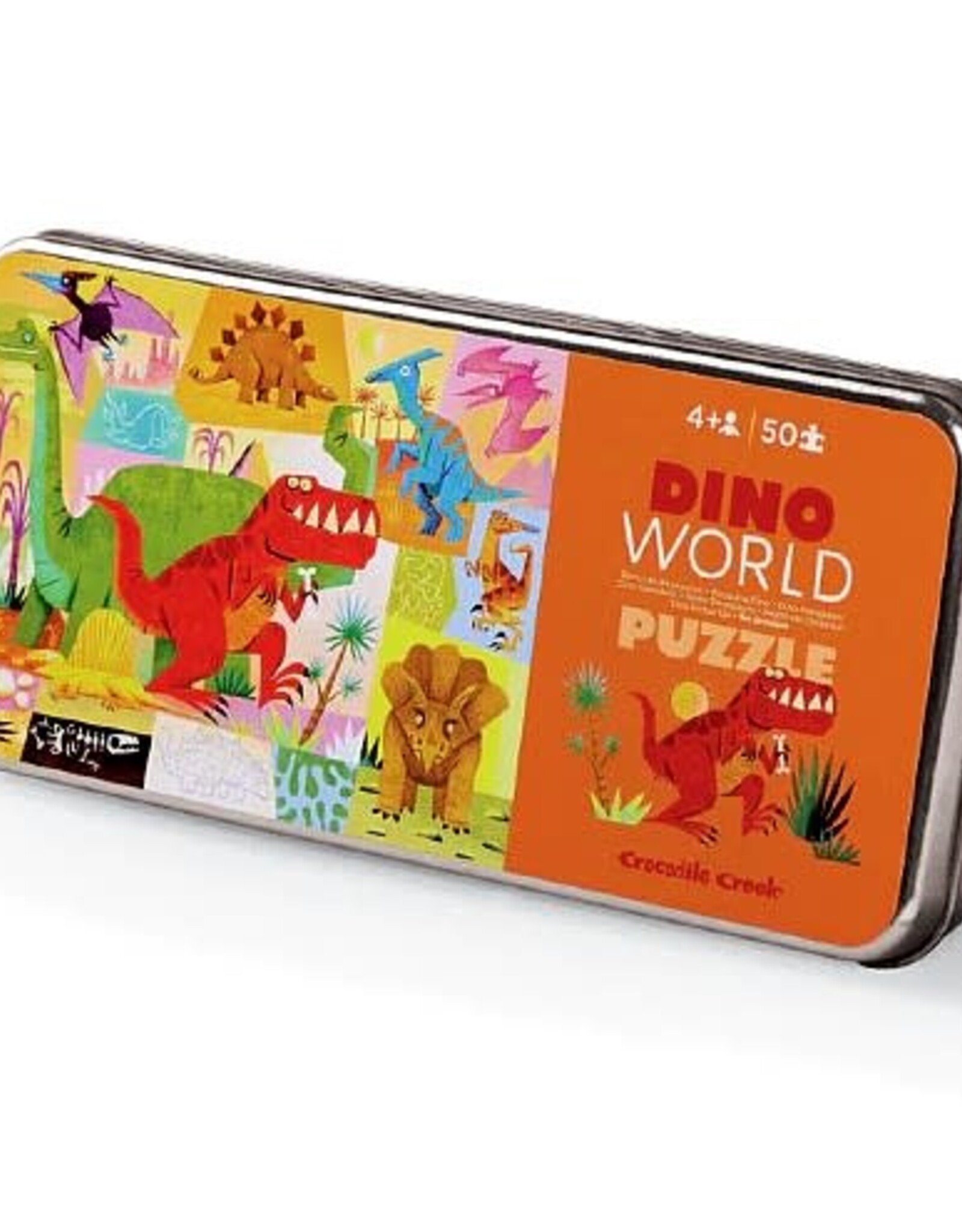 Crocodile Creek 50-PIECE TIN PUZZLE ASSORTMENT
