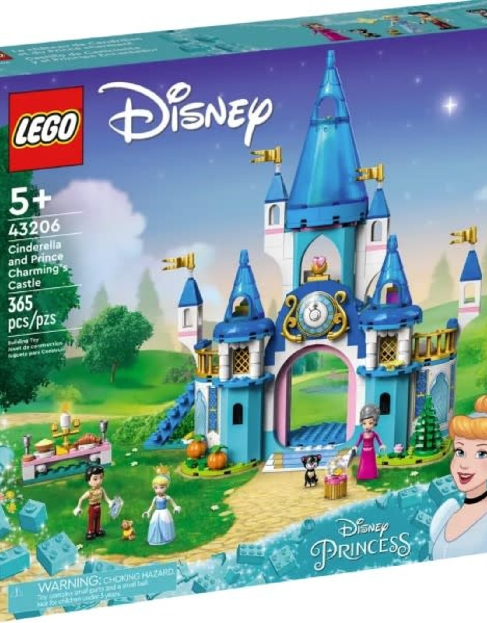 LEGO 43206 Cinderella and Prince Charming's Castle