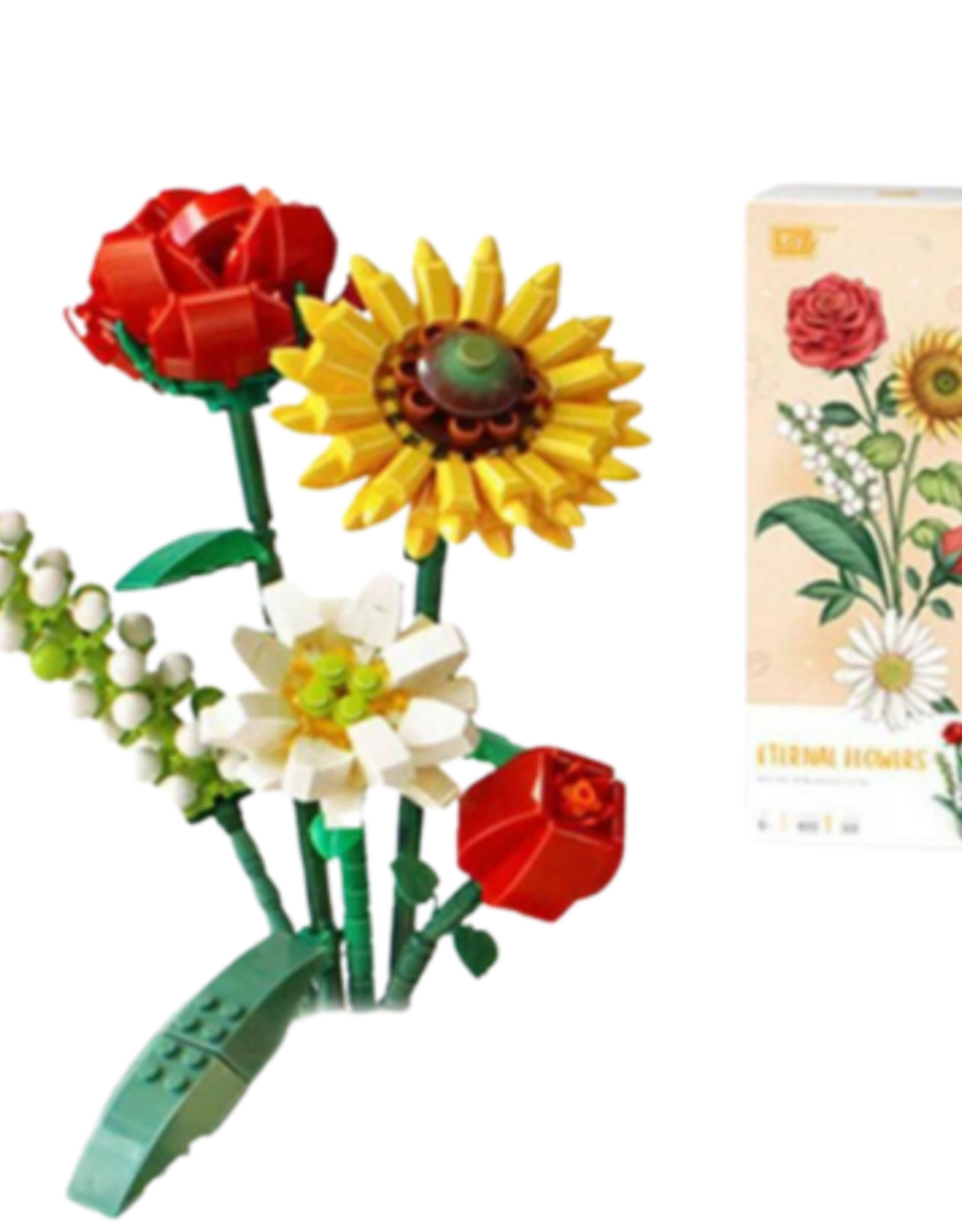 LOZ LOZ Block - Sunflower Rose Saffron Hypericum Eternal flower