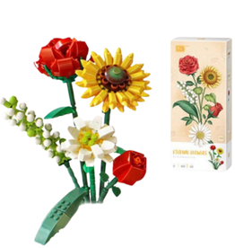LOZ LOZ Block - Sunflower Rose Saffron Hypericum Eternal flower