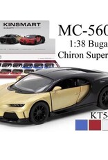 Kinsmart PB Bugatti Chiron Supersport Asst.