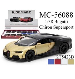 Kinsmart PB Bugatti Chiron Supersport Asst.