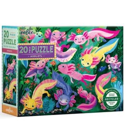 eeBoo Axolotl 20 Pc Puzzle