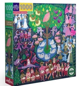 eeBoo 12 Days of Christmas 1000pc
