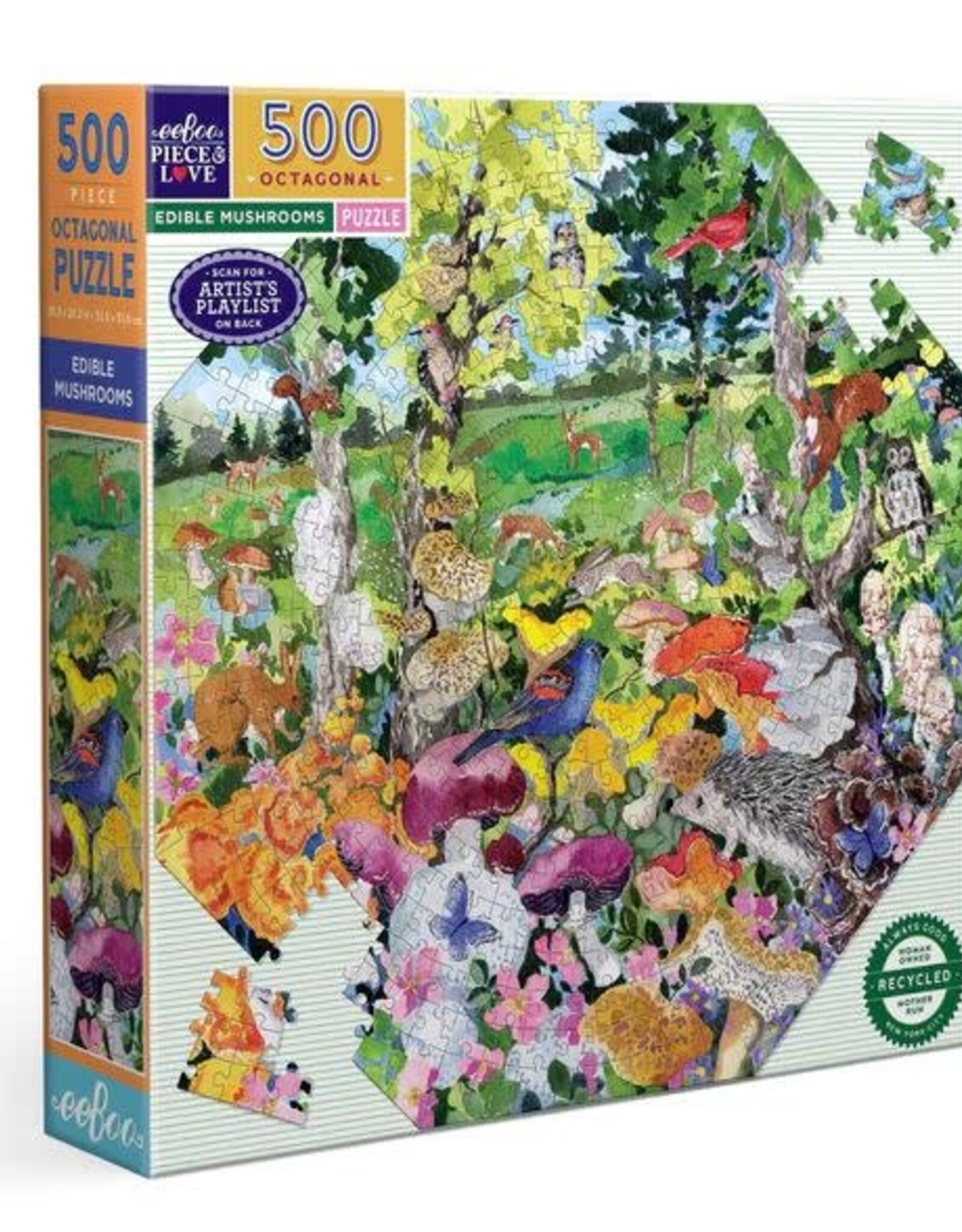 eeBoo Edible Mushrooms 500pc Oct