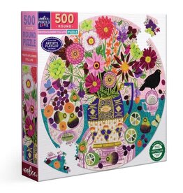 eeBoo Fruits & Flowers Still Life 500pc Rnd