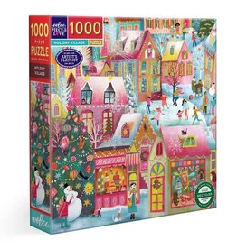 eeBoo Holiday Village 1000pc