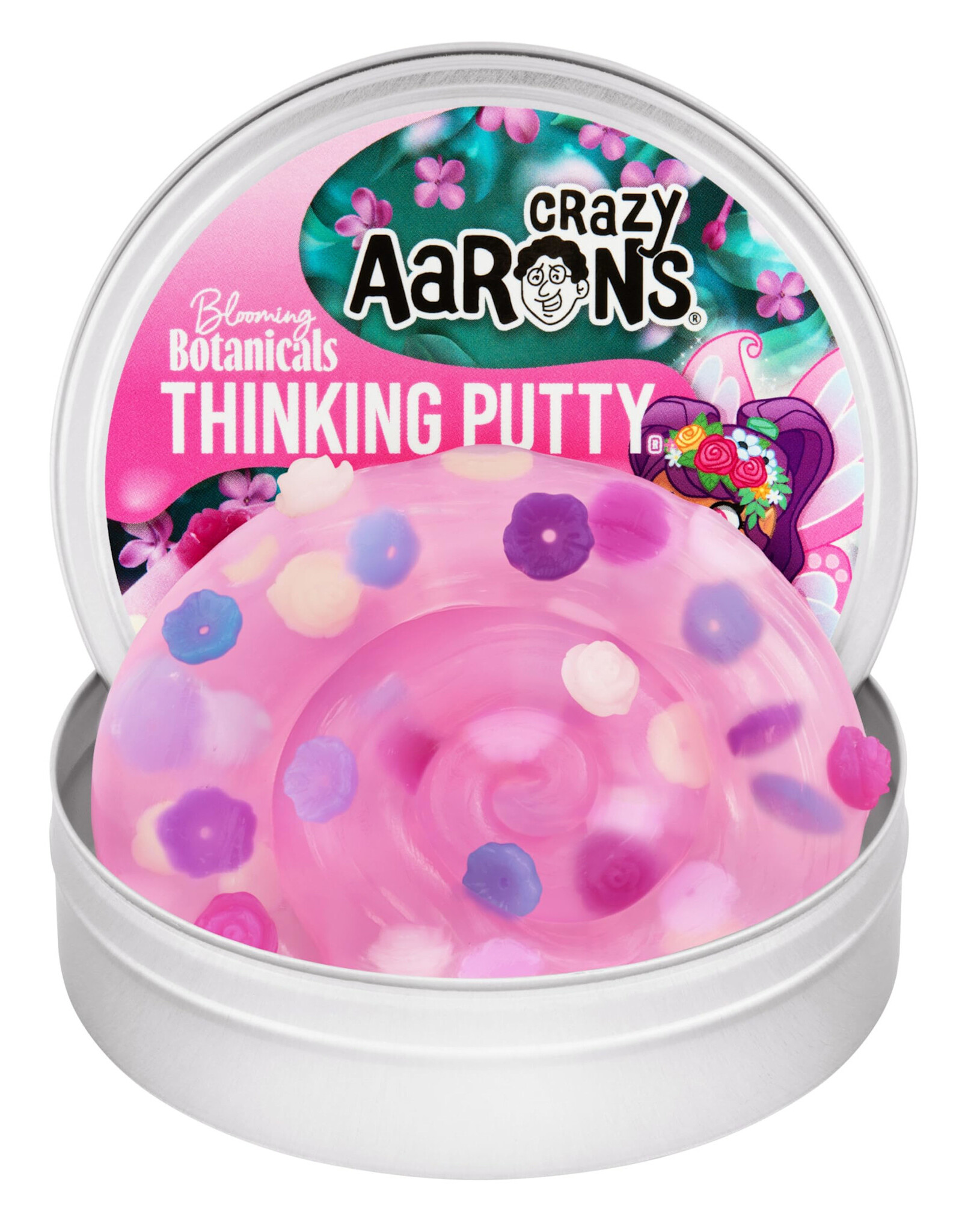 Crazy Aaron's Thinking Putty 4" THINKING PUTTY - BLOOMING BOTANICALS