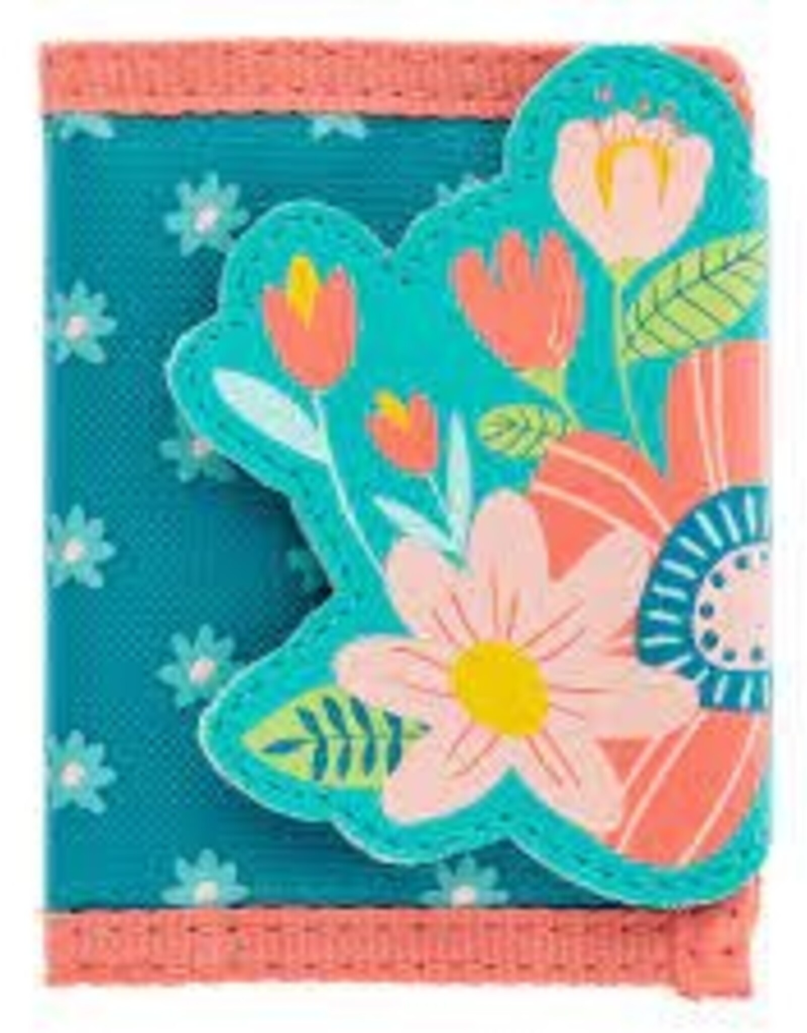 Stephen Joseph WALLET TURQUOISE FLORAL