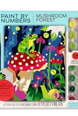 Bright Stripes Paint By Numbers- Mushroom Forest