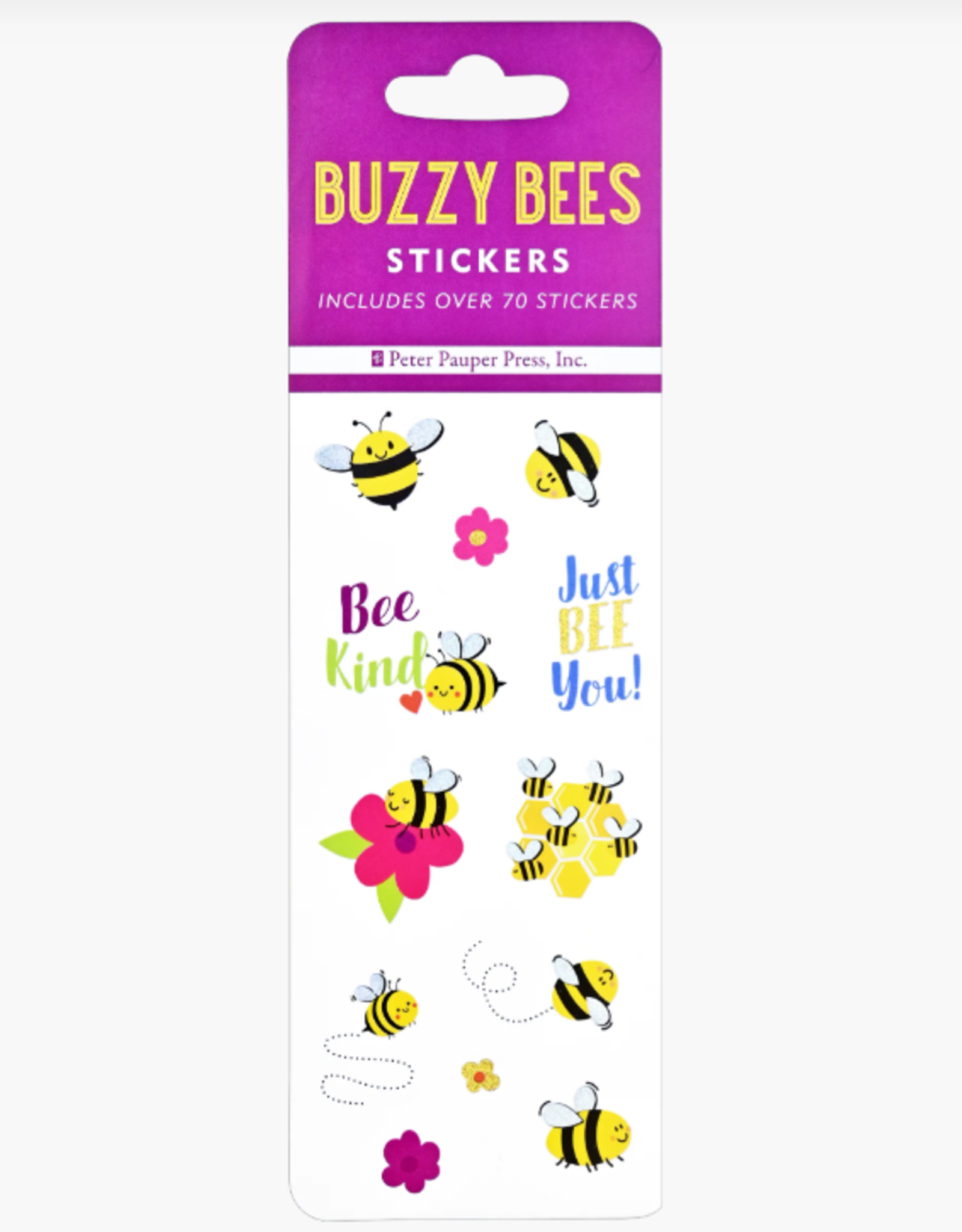 Peter Pauper Press Buzzy Bees Sticker Set
