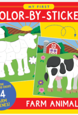 Peter Pauper Press My First Color-By-Sticker Book -Farm Animals