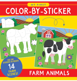 Peter Pauper Press My First Color-By-Sticker Book -Farm Animals