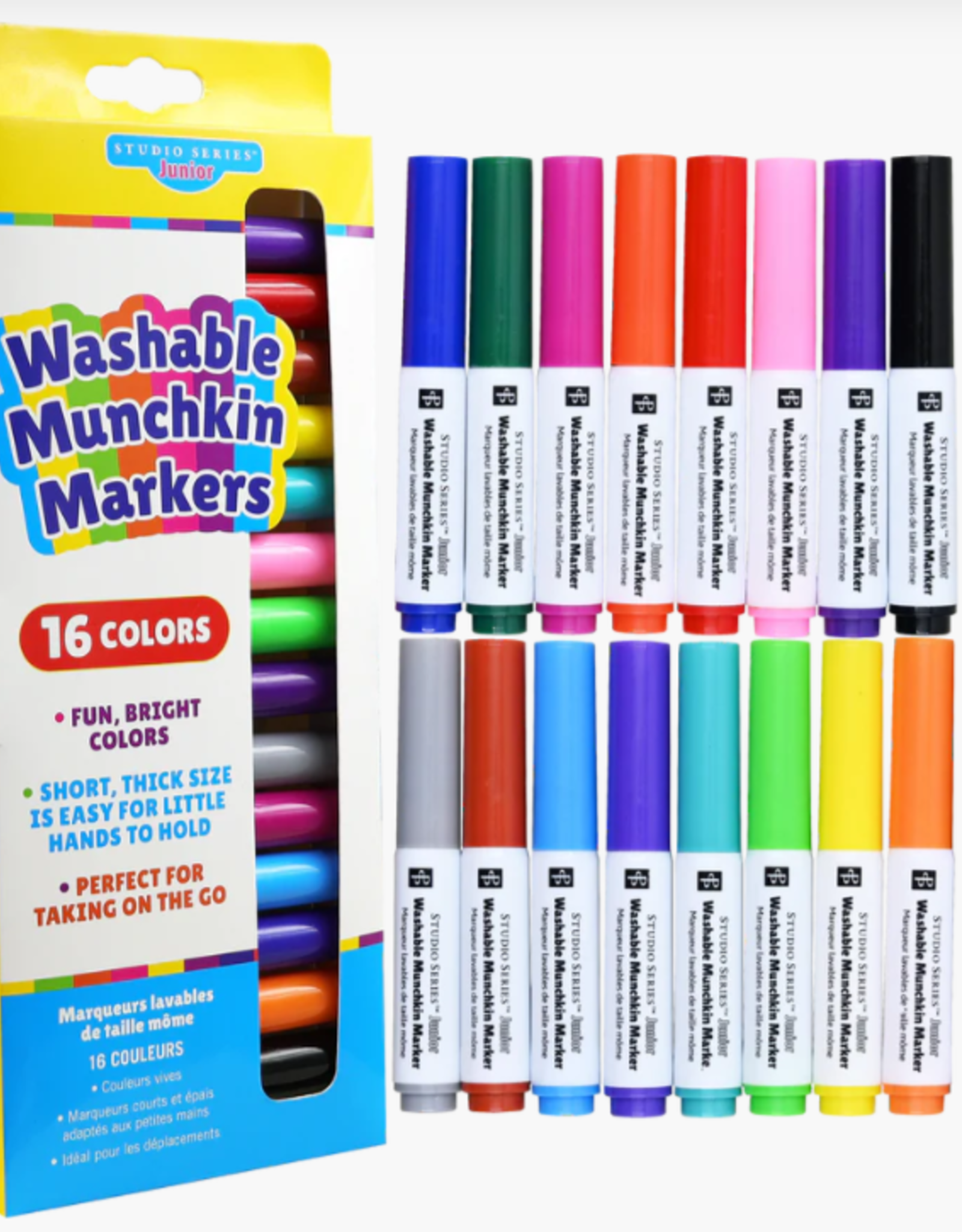 Peter Pauper Press Studio Series Jr. Washable Munchkin Markers
