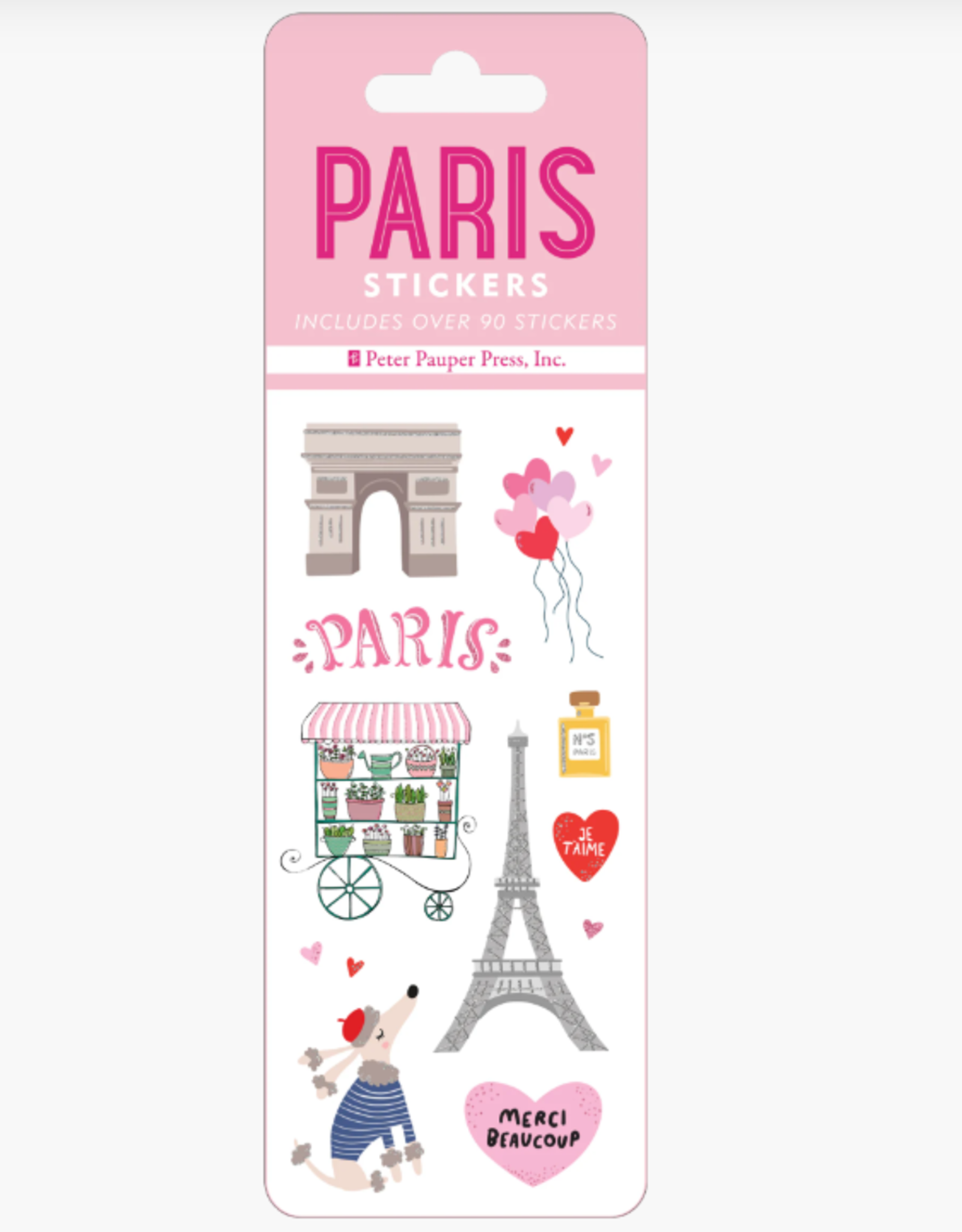 Peter Pauper Press Sticker Set Paris