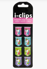 Peter Pauper Press Unicorns i-clips Magnetic Page Markers