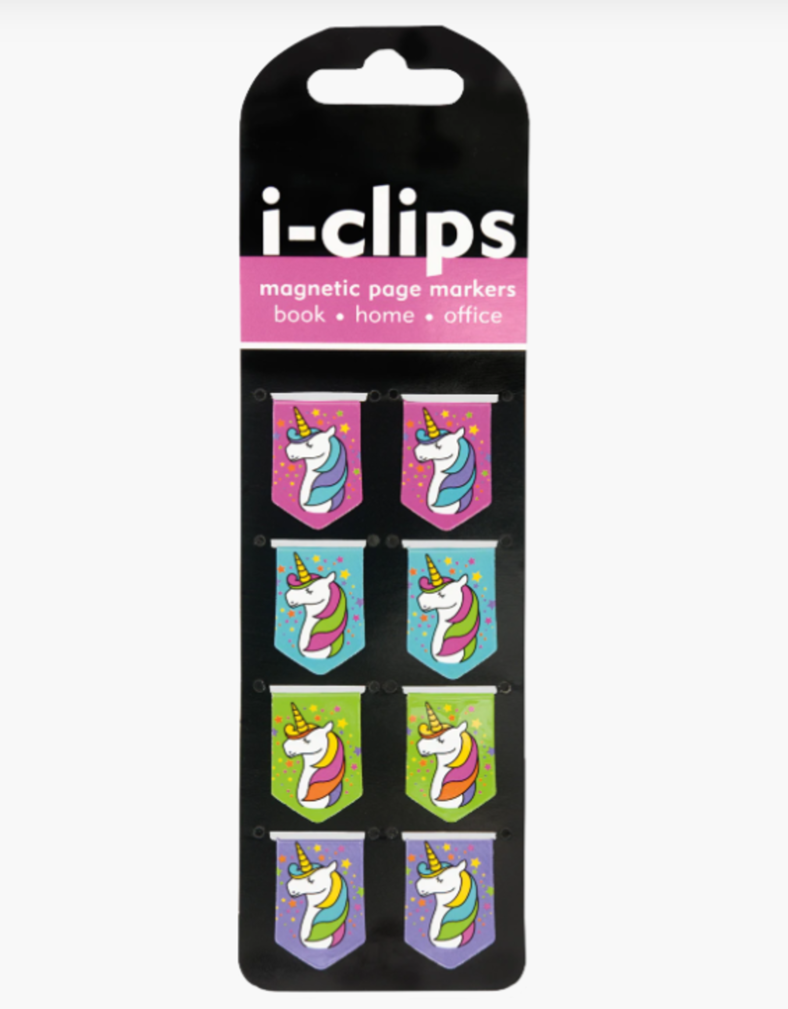 Peter Pauper Press Unicorns i-clips Magnetic Page Markers