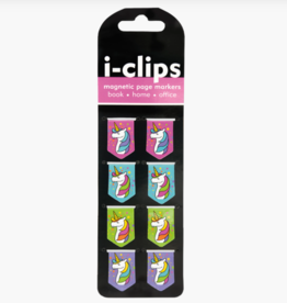 Peter Pauper Press Unicorns i-clips Magnetic Page Markers