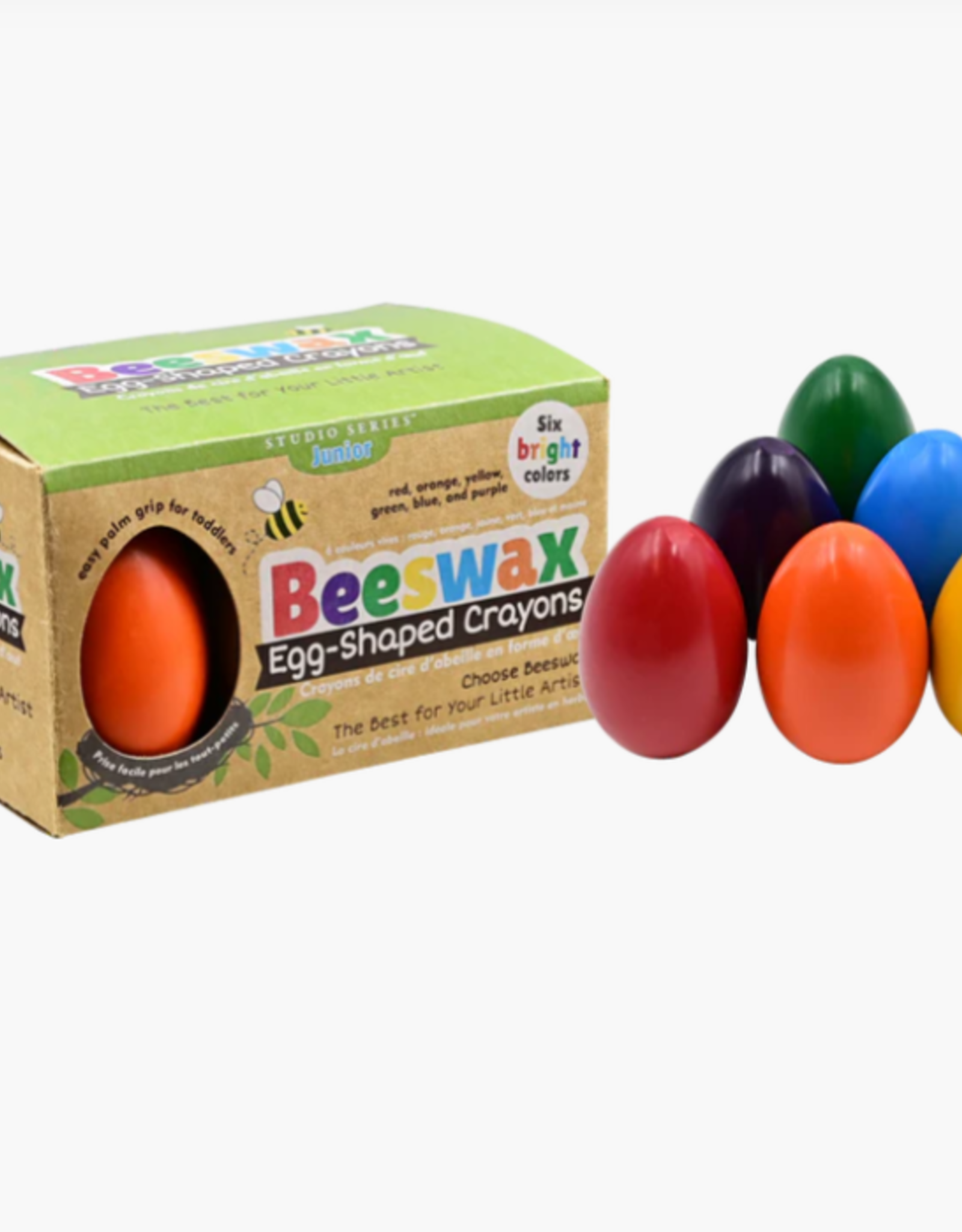 Peter Pauper Press Beeswax Egg Shaped Crayons