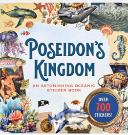 Peter Pauper Press Sticker Book Poseidon's Kingdom