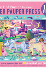 Peter Pauper Press Unicorns Seek & Find 100-Piece Jigsaw Puzzle