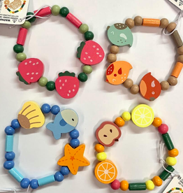 House of Marbles Pretty Wooden Bracelets Asst.