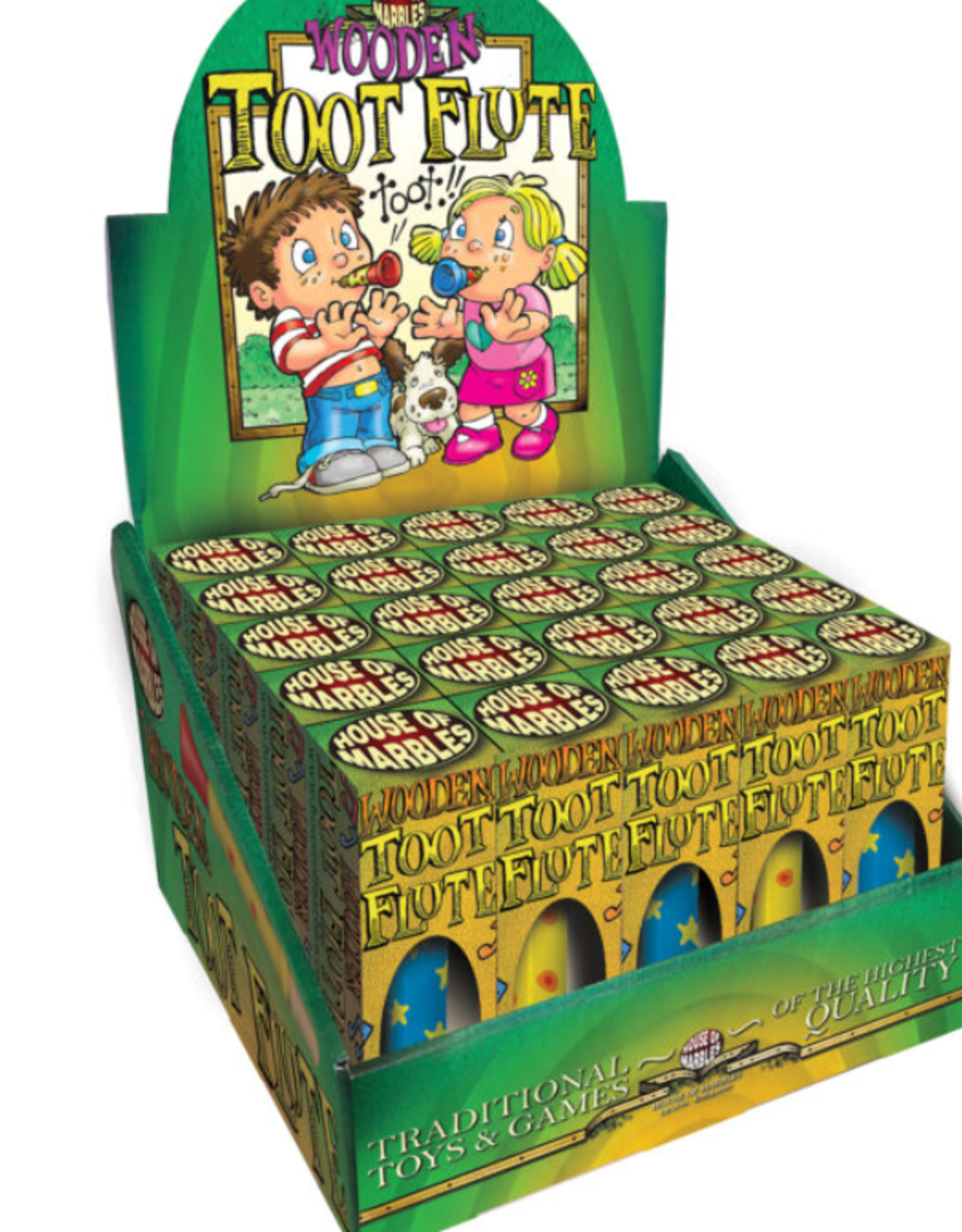House of Marbles Wooden Toot Flutes Asst.