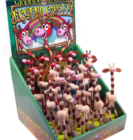 House of Marbles Jiggling Giraffe Press-up Asst.