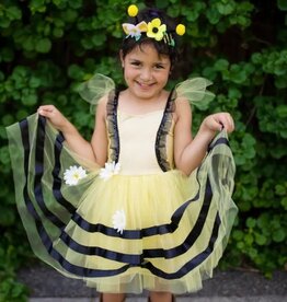 Great Pretenders Bumble Bee Dress & Headband, size 3-4