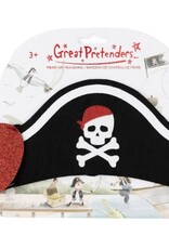 Great Pretenders Pirate Hat Headband & Eyepatch, 2pcs